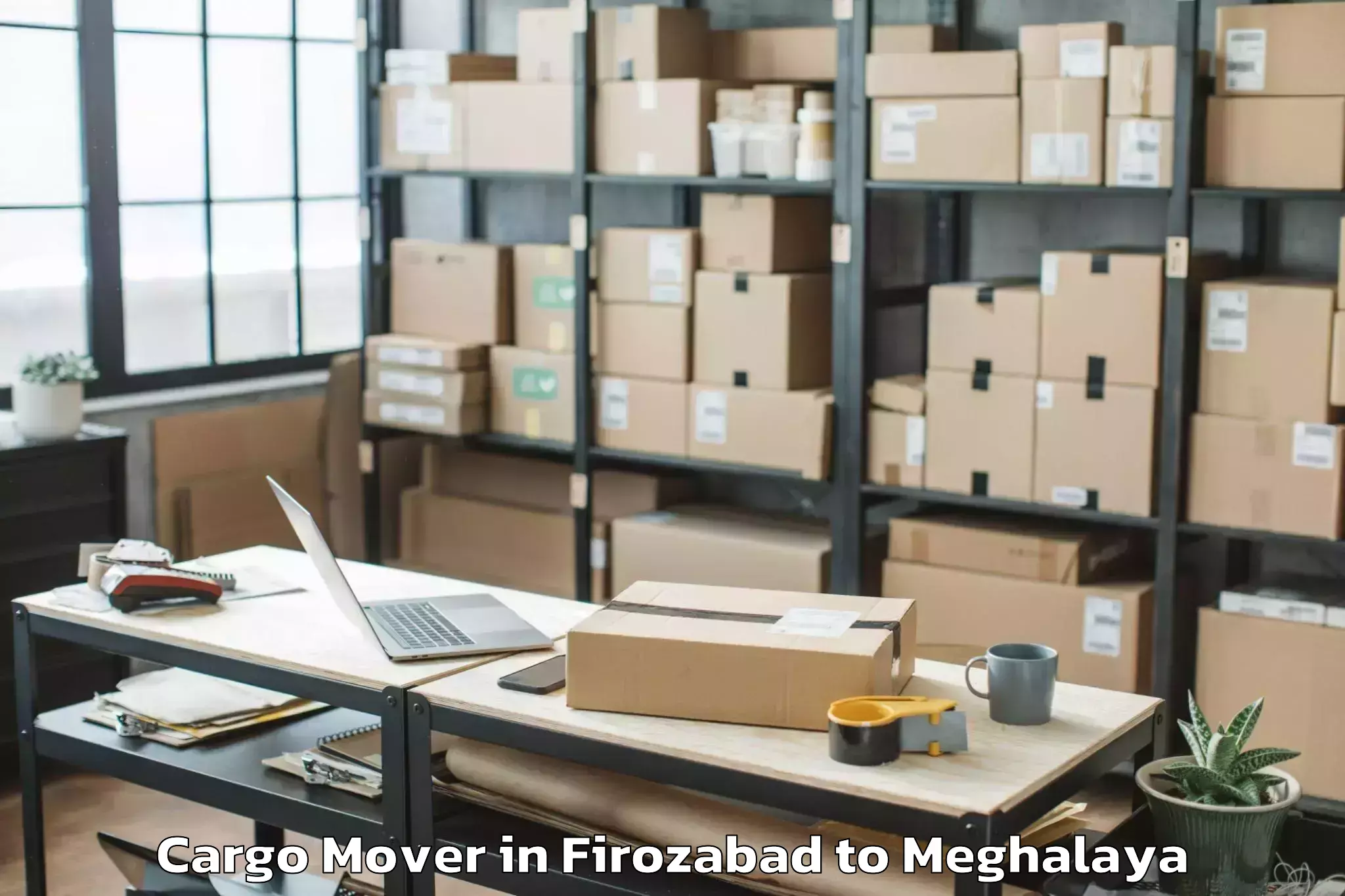 Reliable Firozabad to Pynursla Cargo Mover